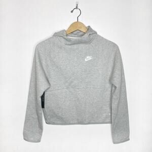 NIKE Cropped Hoodie Sweatshirt